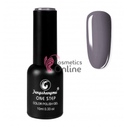 Oja semipermanenta FSM, ONE STEP Color UV/LED 10ml Cod 033 Ash Grey 